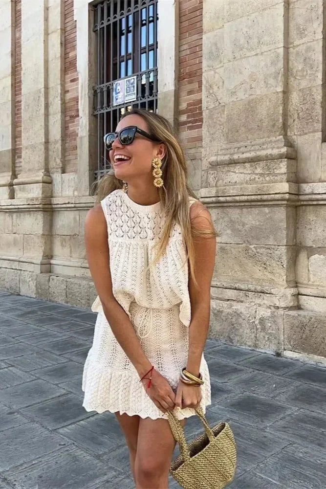 Manon | Ensemble deux pièces en crochet pour femme